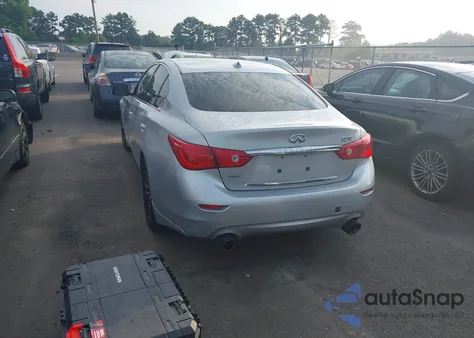 2014 Infiniti Q50 Premium/Sport из США, поврежденный, VIN JN1BV7AR6EM697676